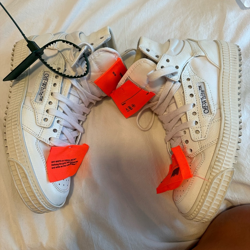 AUTHENTIC OFF WHITE high top sneakers